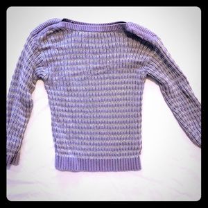 EUC 2t purple and silver sweater